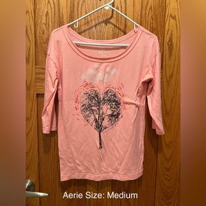 Aerie 3/4 T-shirt